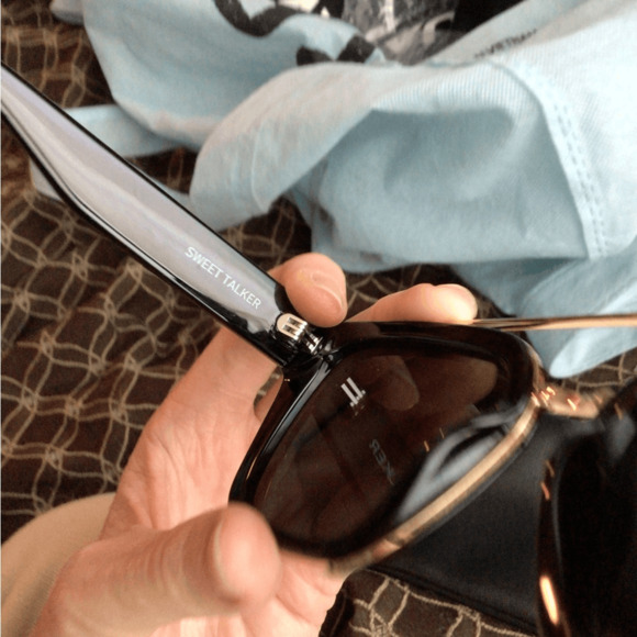 NEW! Quay sweetalker Black Sunglasses with Gold Accents main image 6